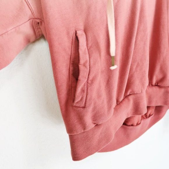 Young Broke & Fabulous Pink Ombre Piper Drawstring Pocket Hoodie - Size Small S - Picture 5 of 10